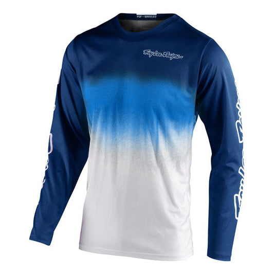 Troy Lee Designs GP Jersey - Stain'D - Navy / White