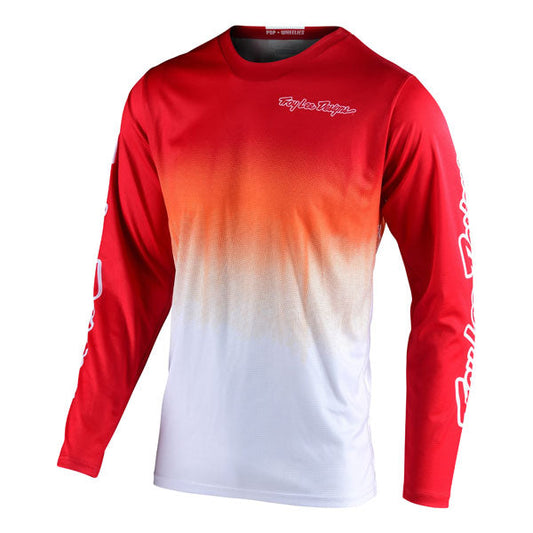 Troy Lee Designs GP Jersey - Stain'D - Red / White