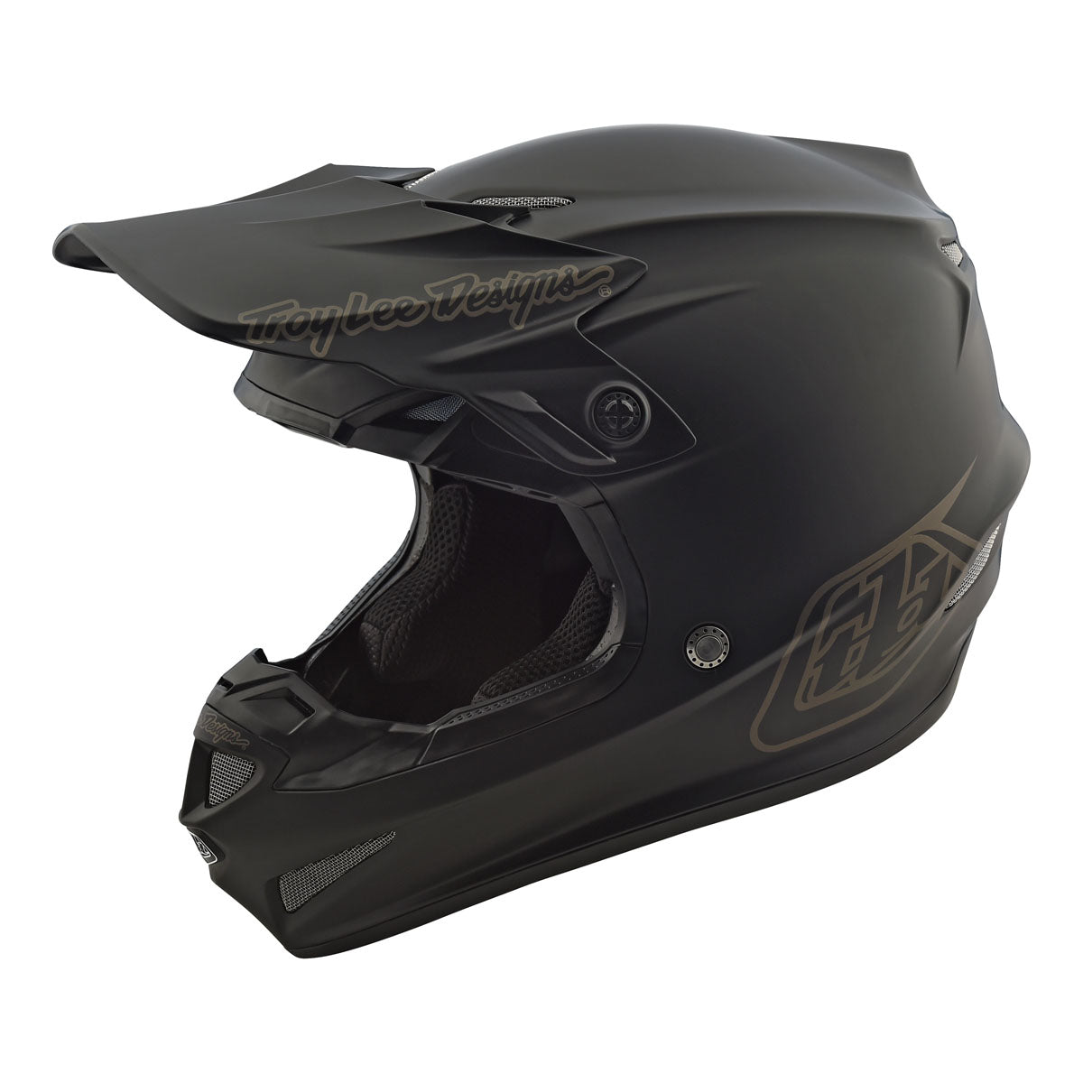 Troy Lee Designs SE4 Polyacrylite Helmet w/ MIPS - Mono - Black