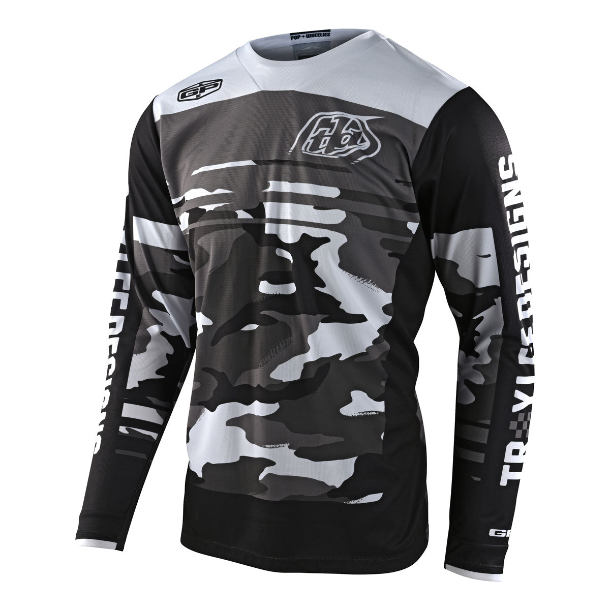 Troy Lee Designs GP Jersey - Formula Camo - Black/Grey