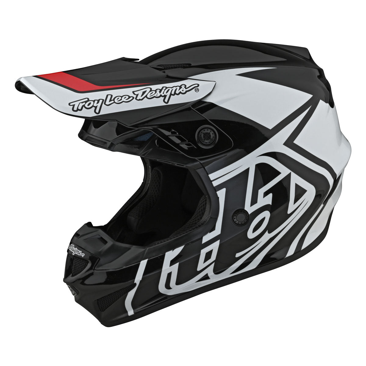 Troy Lee Designs GP Helmet - Overload - Black/White