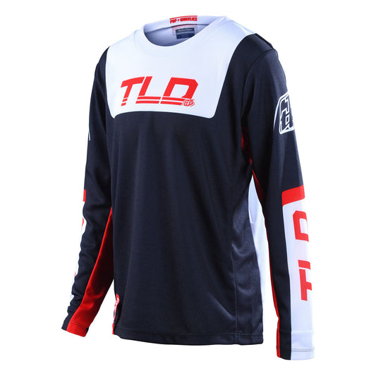 Troy Lee Designs Youth GP Jersey - Fractura - Navy/Red