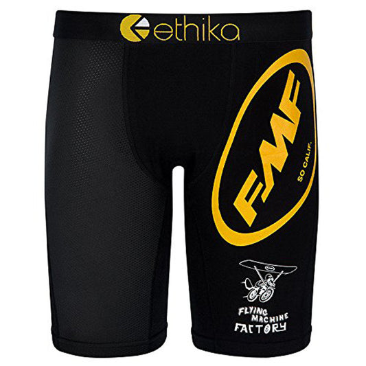 Ethika The Staple FMF Wingman Underwear - Black/Yellow