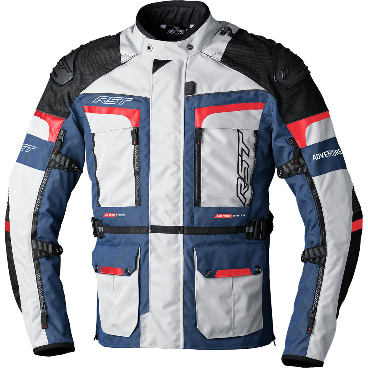 RST Pro Series Adventure-X CE Jacket Silver/Blu/Red