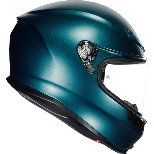 AGV K6 Matte Petrolio Helmet - Matte Petrolio