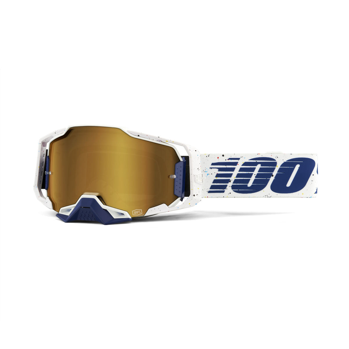 100% Armega Goggles Solis / Mirror True Gold Lens