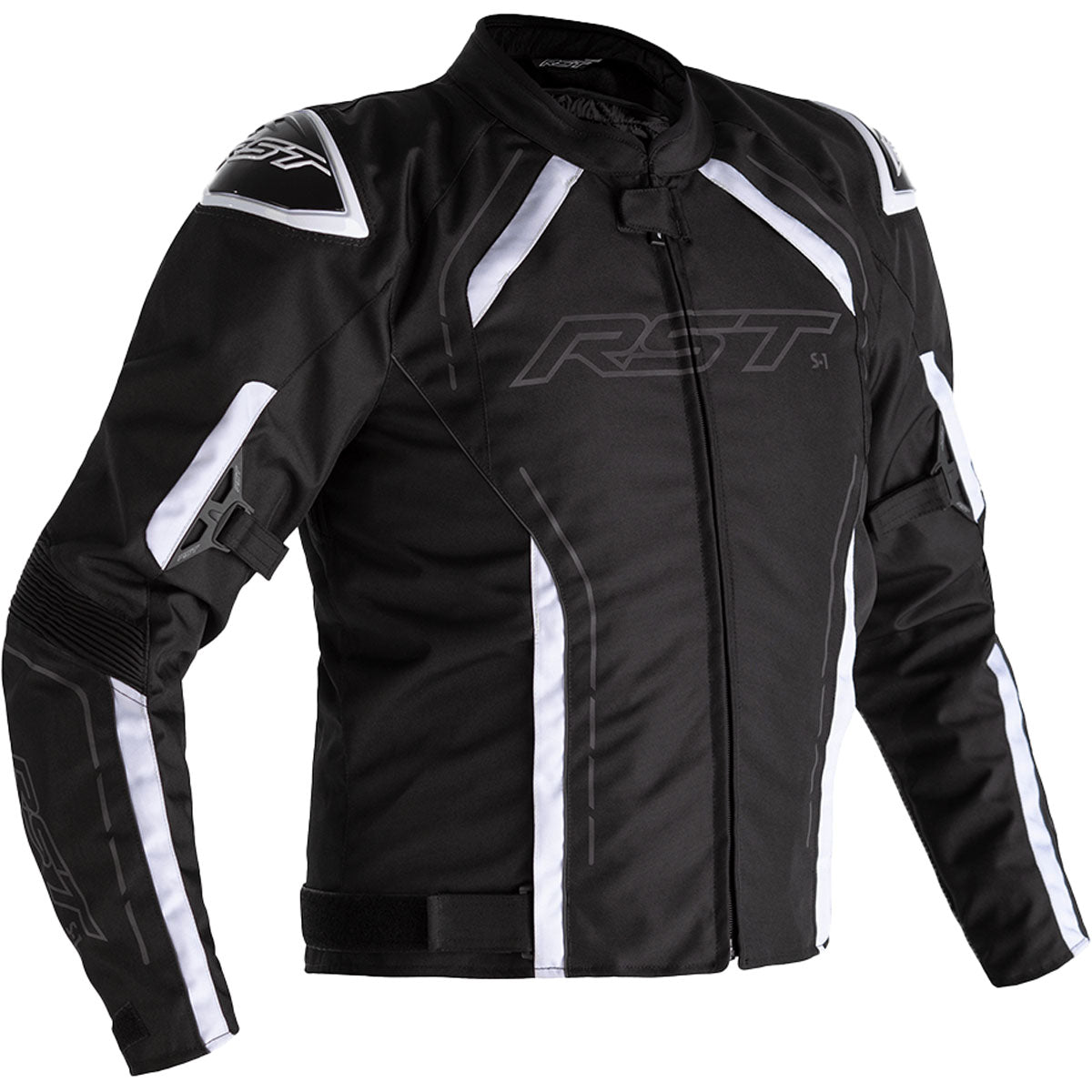 RST S1 CE Textile Jacket Black/Black/White