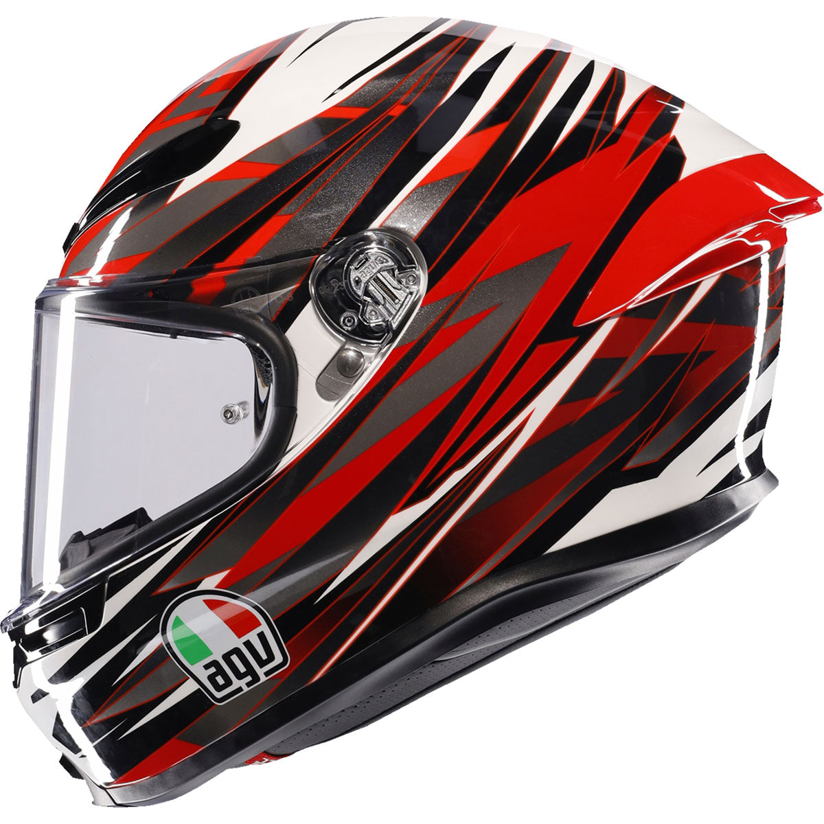 AGV K6 S Reeval Helmet - White/Red/Gray