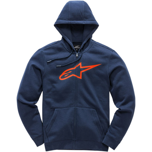 Alpinestars Ageless 2 Zip Hoodie - Navy/Red