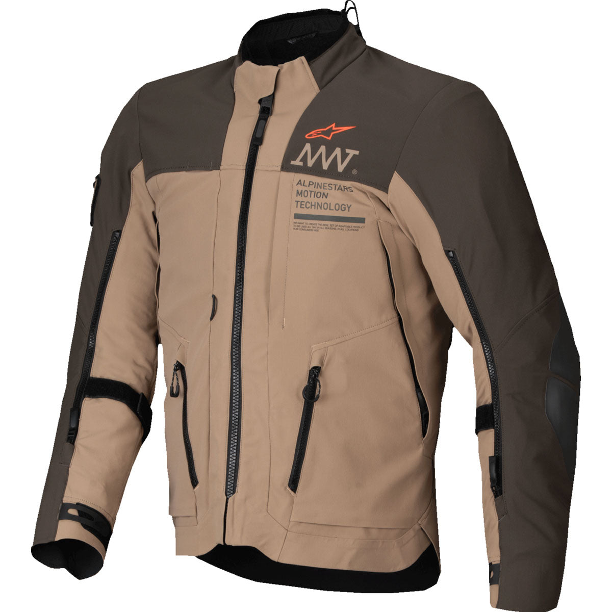 Alpinestars AMT-8 Stretch Drystar XF Jacket - Dark Brown/Dark Khaki