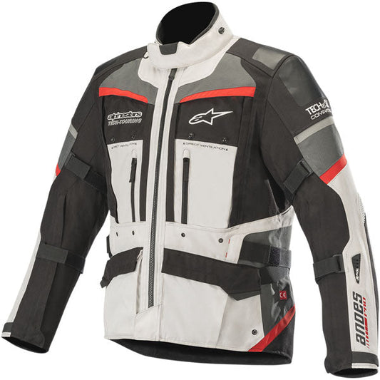 Alpinestars Andes Pro Drystar Motorcycle Jacket - Gray/Black/Red
