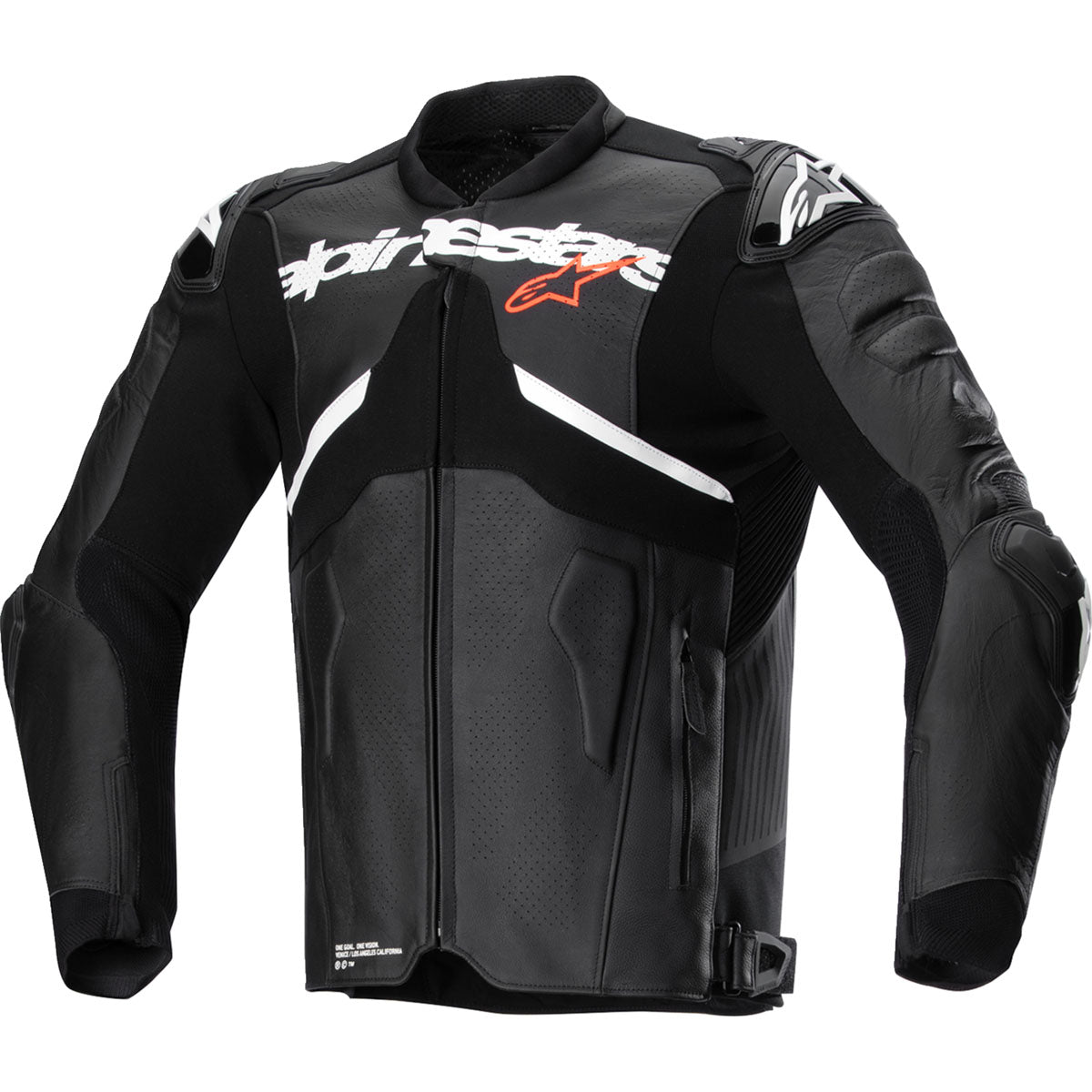 Alpinestars Atem v5 Leather Jacket - Black/White