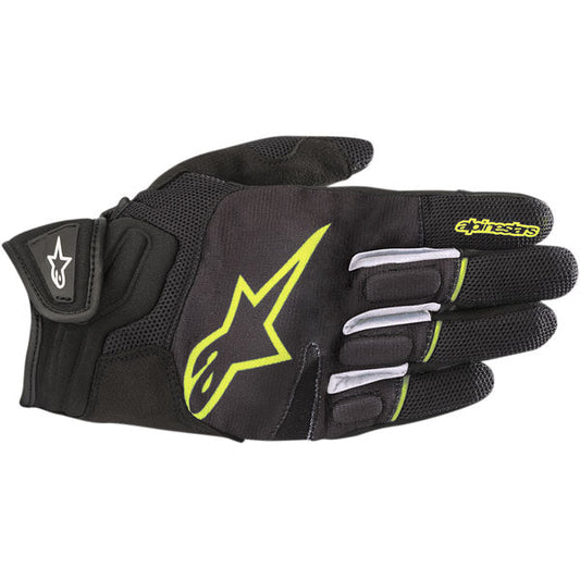 Alpinestars Atom Motorcycle Gloves - Black/Yellow
