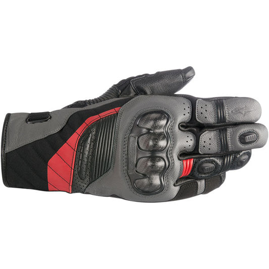 Alpinestars Belize Drystar Motorcycle Gloves - Black/Grey/Red