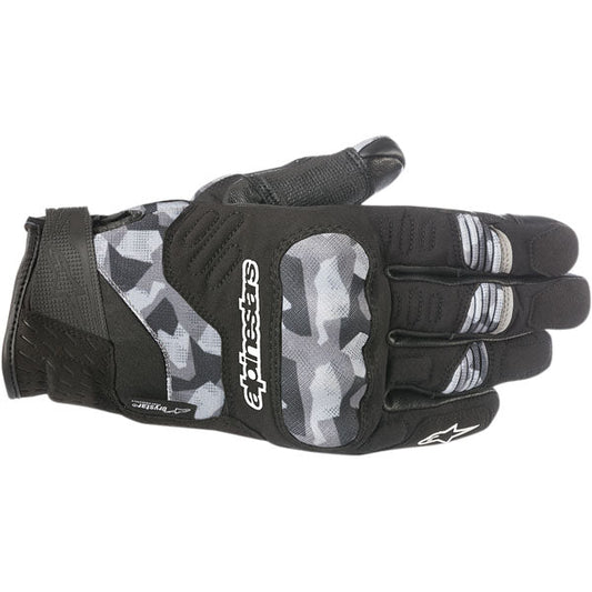 Alpinestars C-30 Drystar Motorcycle Gloves - Black/Camo