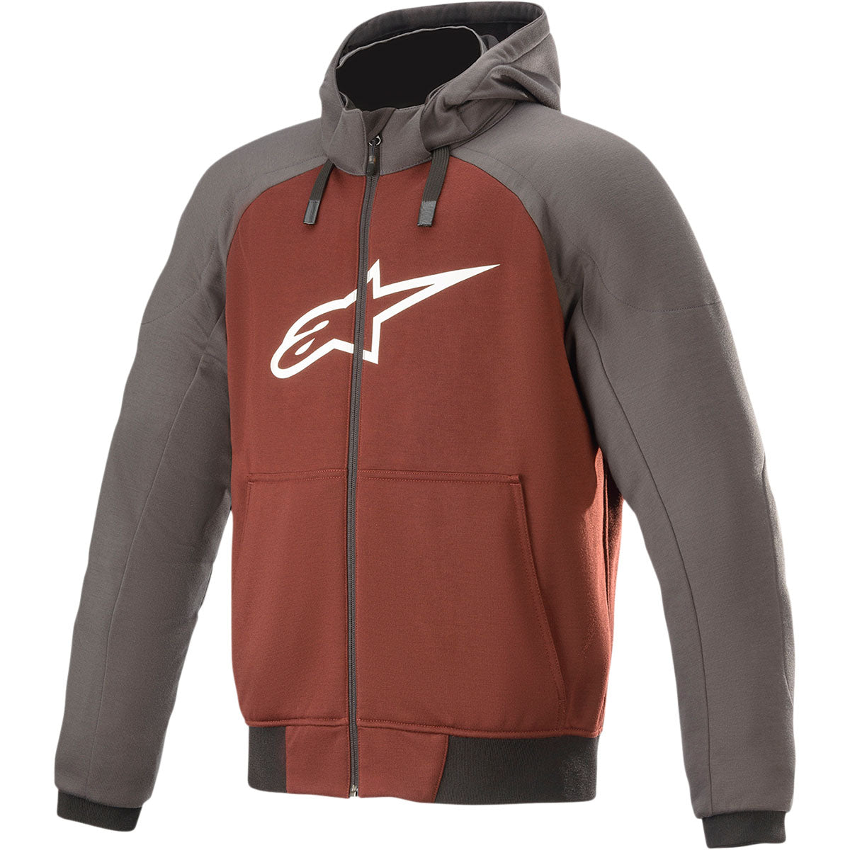 Alpinestars Chrome Hoodie - Gray/Burnt Orange