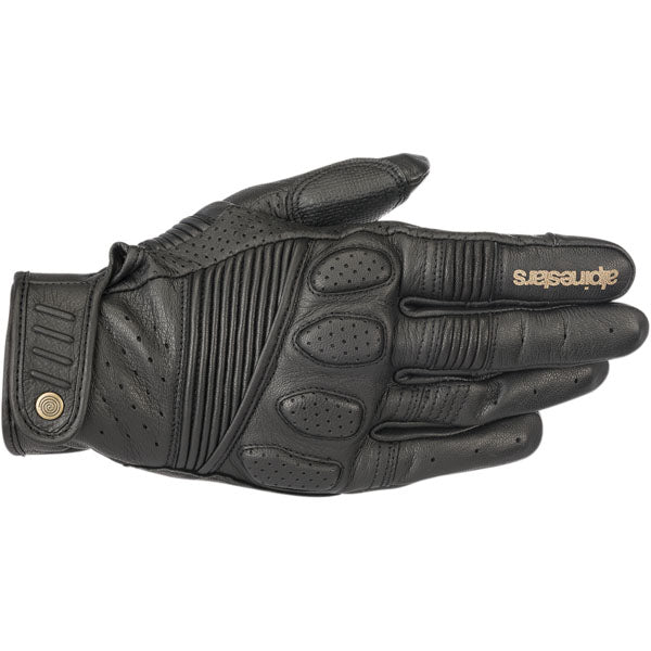 Alpinestars Crazy Eight Motorcycle Gloves - Black/Black