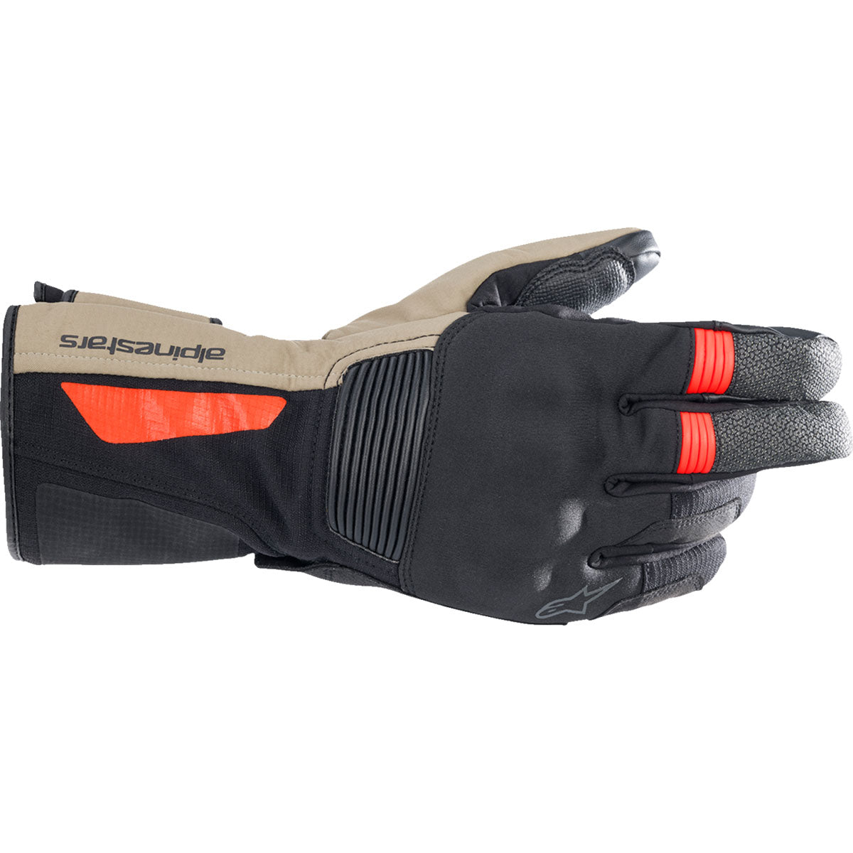 Alpinestars Denali Aerogel Drystar Gloves - Black/Dark Khaki/Fluo Red