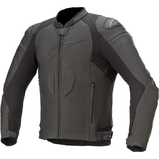 Alpinestars Gp Plus R V3 Airflow Leather Motorcycle Jacket - Black/Black