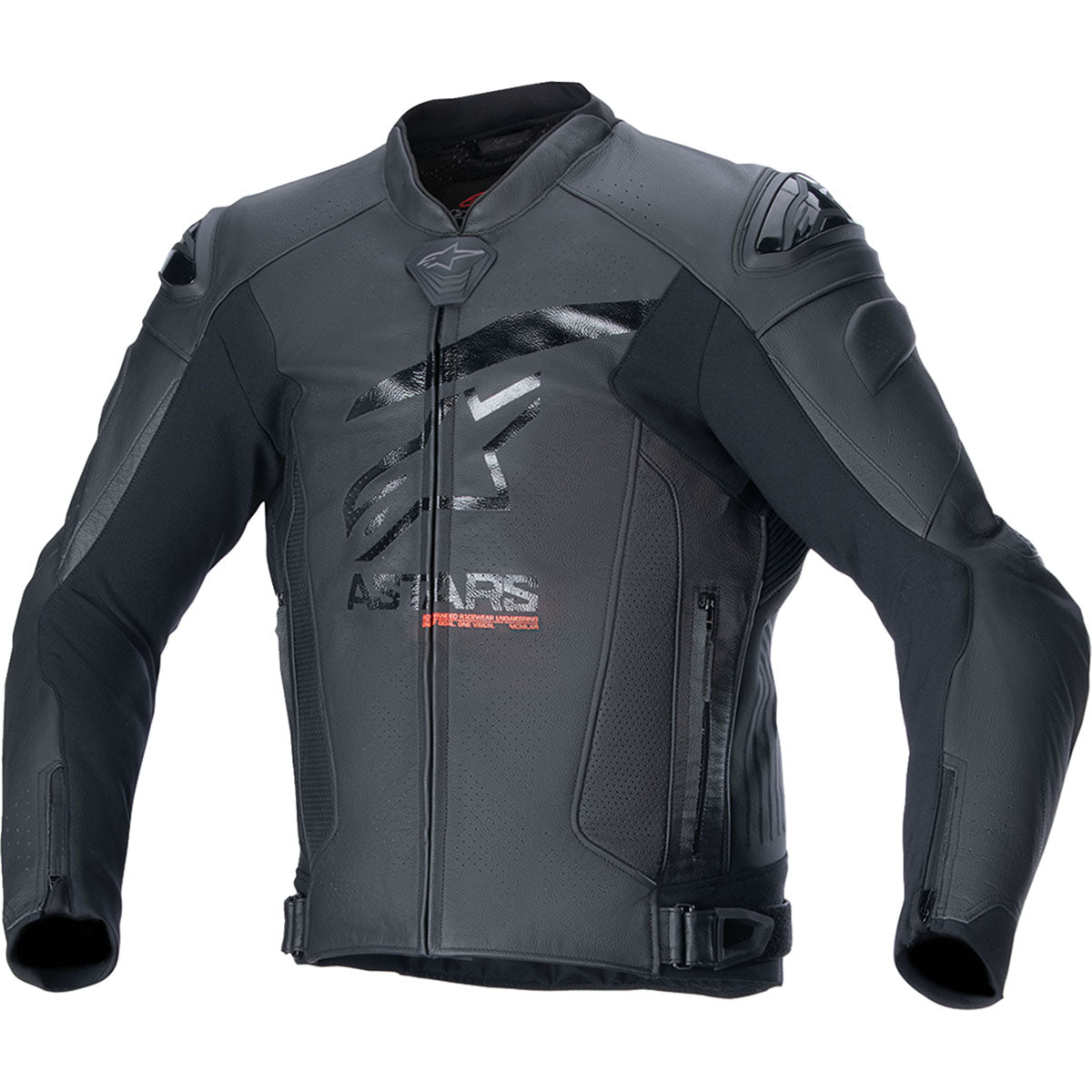 Alpinestars GP Plus R v4 Airflow Leather Jacket - Black/Black