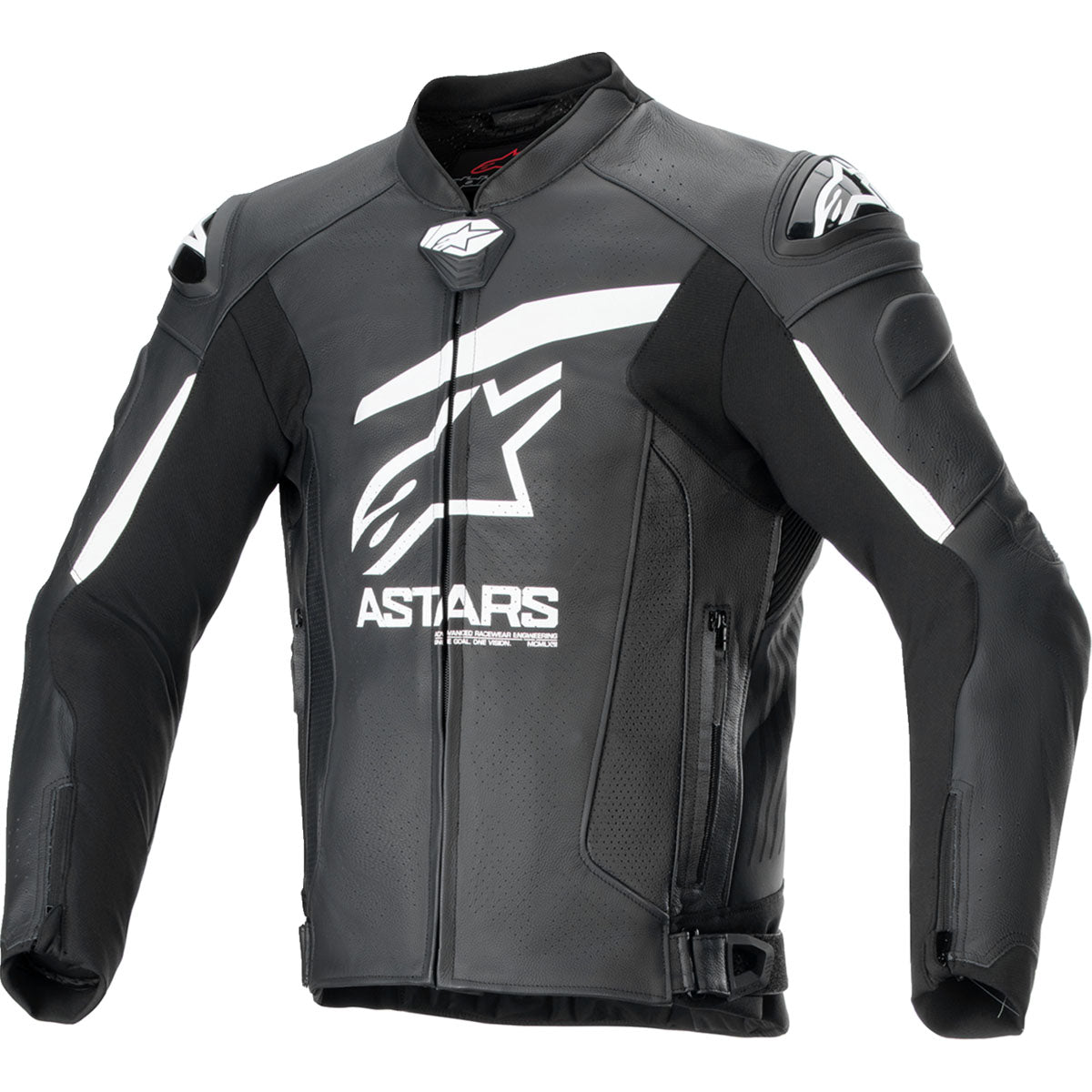 Alpinestars GP Plus R v4 Airflow Leather Jacket - Black/White