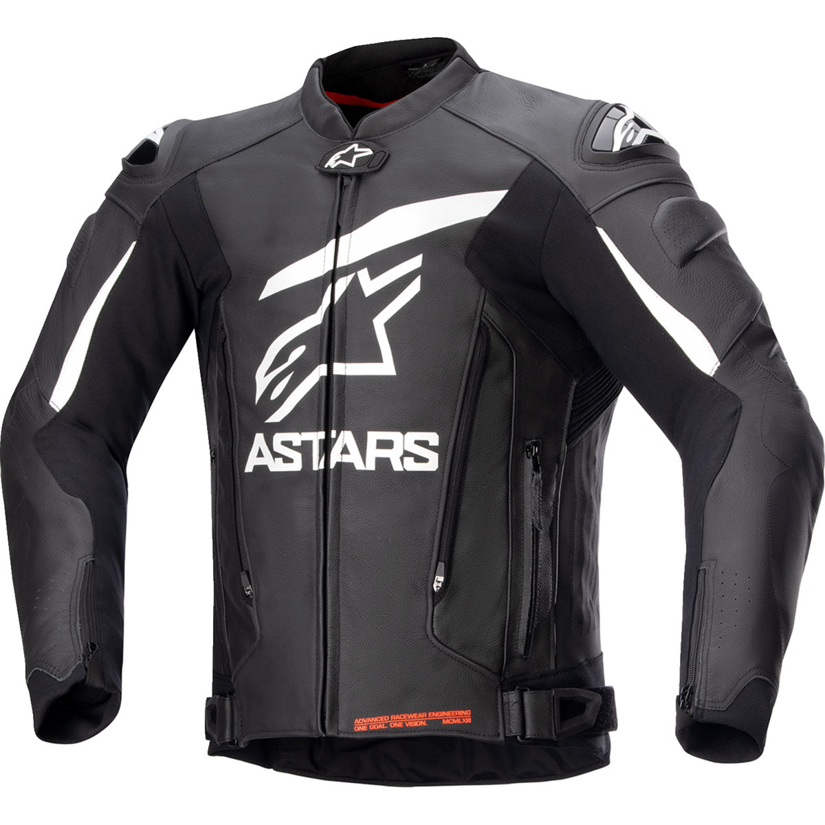 Alpinestars GP Plus R v4 Leather Jacket - Black/White