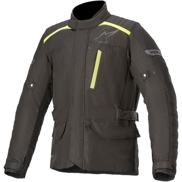 Alpinestars Gravity Drystar Motorcycle Jacket - Black/Yellow