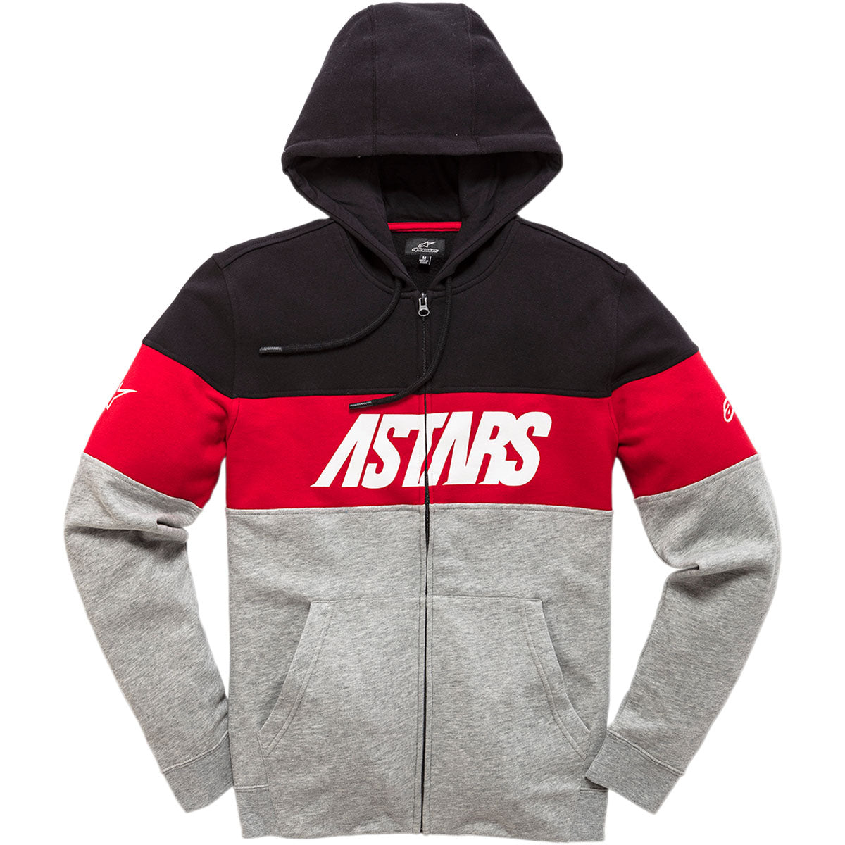 Alpinestars Grupo Zip Hoodie - Black/Heather Gray