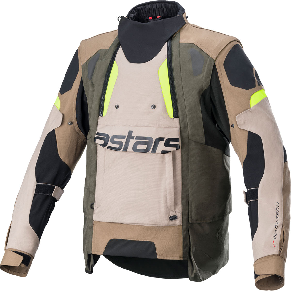 Alpinestars Halo Drystar Jacket - Black/Sand/Yellow