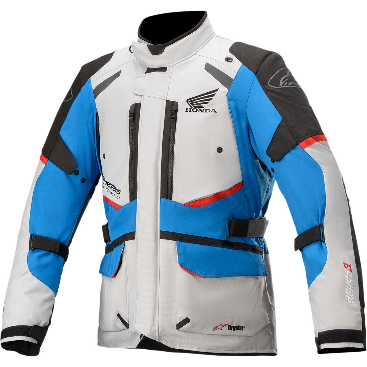 Alpinestars Honda Andes v3 Drystar Jacket - Gray/Blue/Red