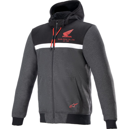 Alpinestars Honda Chrome Street Hoodie - Black/Gray/Red