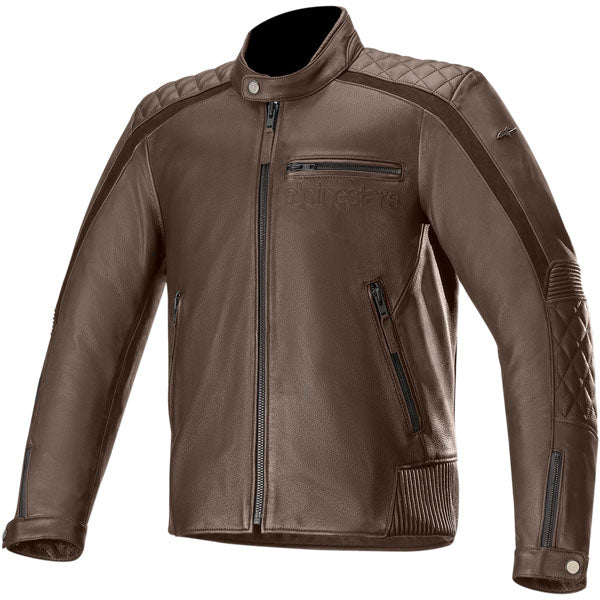 Alpinestars Hoxton V2 Motorcycle Jacket - Brown