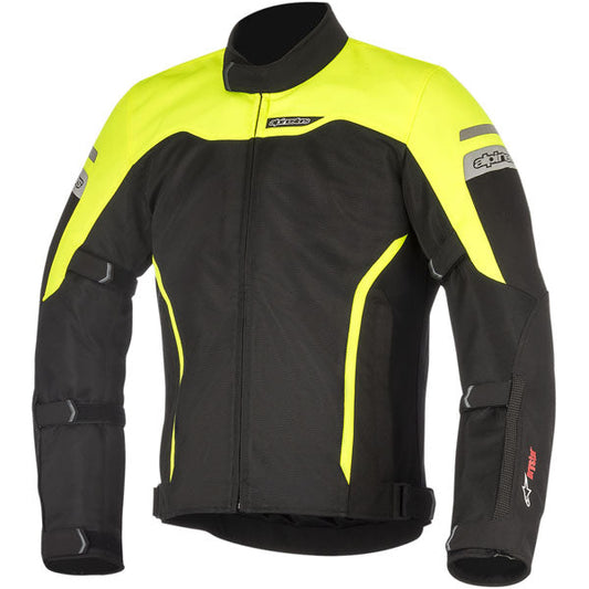 Alpinestars Leonis Motorcycle Jacket - Black/Yellow