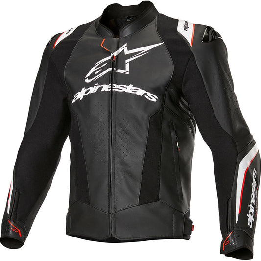 Alpinestars Missile v3 Ignition Leather Jacket - Black/White