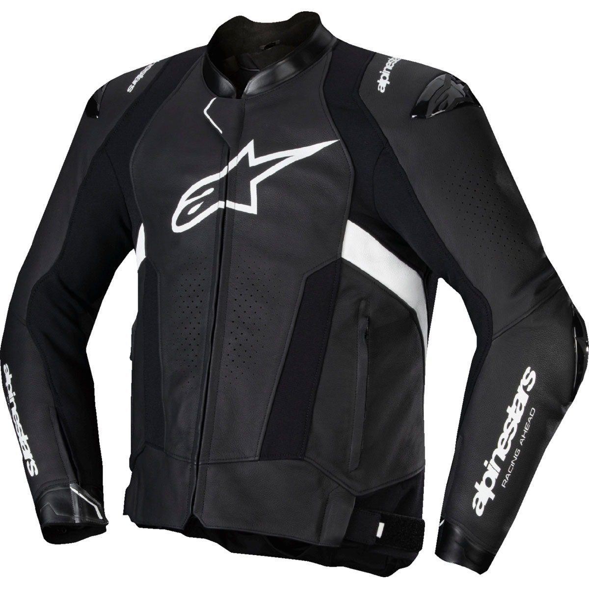 Alpinestars Missile v3 Leather Jacket - Black/White