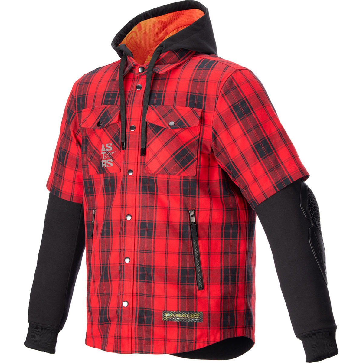 Alpinestars MO.ST.EQ Tartan Jacket - Red/Black