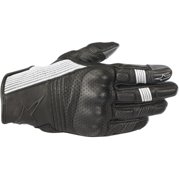 Alpinestars Mustang V2 Motorcycle Gloves - Black/White