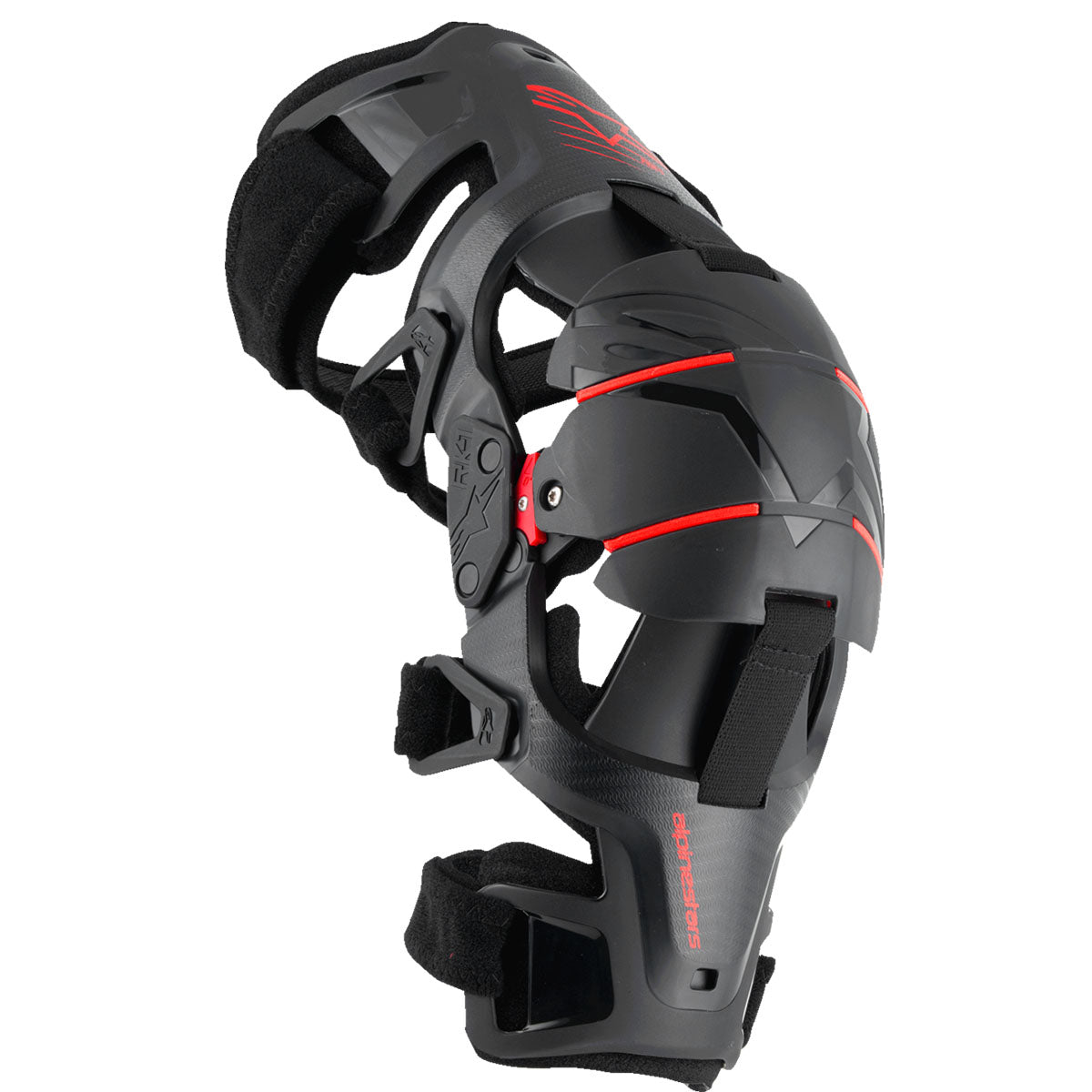 Alpinestars RK-1 Plasma Knee Braces - Black/Red