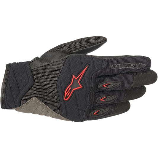 Alpinestars Shore Motorcycle Gloves - Black/Red