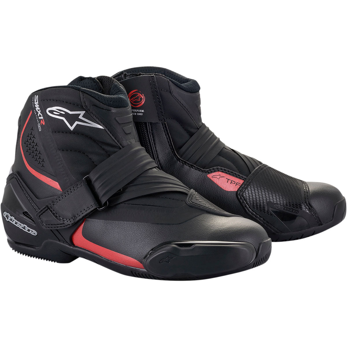 Alpinestars SMX-1 R v2 Boots - Black/Red