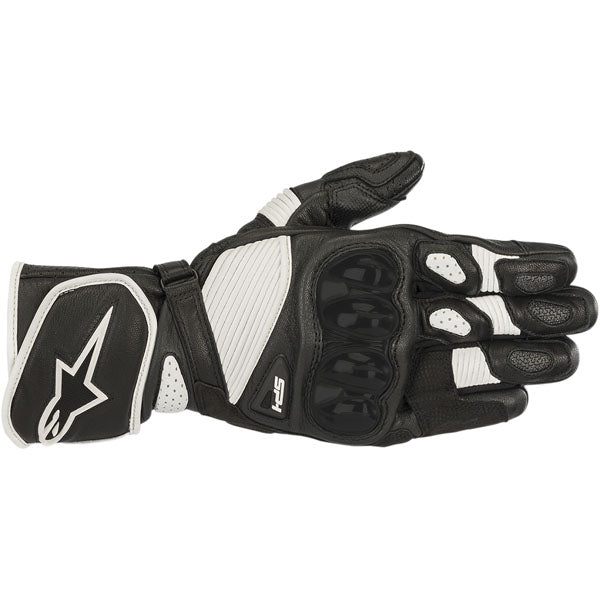 Alpinestars SP-1 V2 Motorcycle Gloves - Black/White