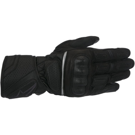 Alpinestars SP-Z Drystar Motorcycle Gloves - Black/Black