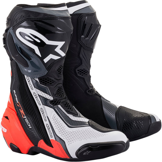 Alpinestars Supertech V Boots - Black/Red/White/Gray