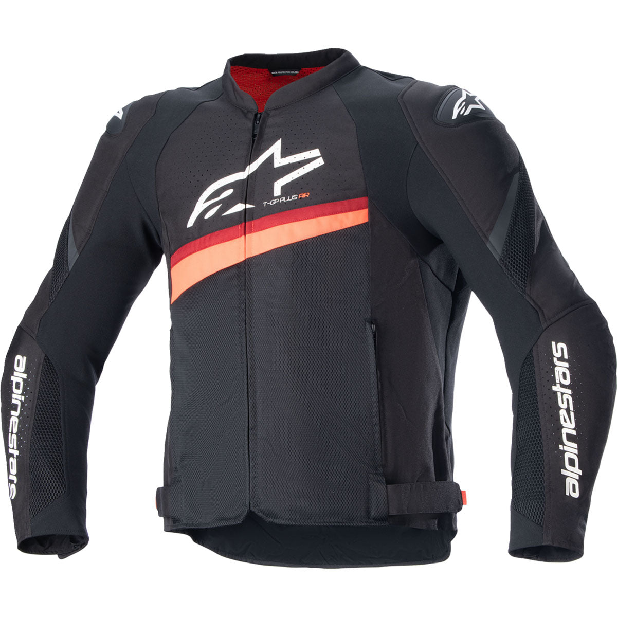 Alpinestars T-GP Plus R v4 Airflow Jacket - Black/ Red Fluo