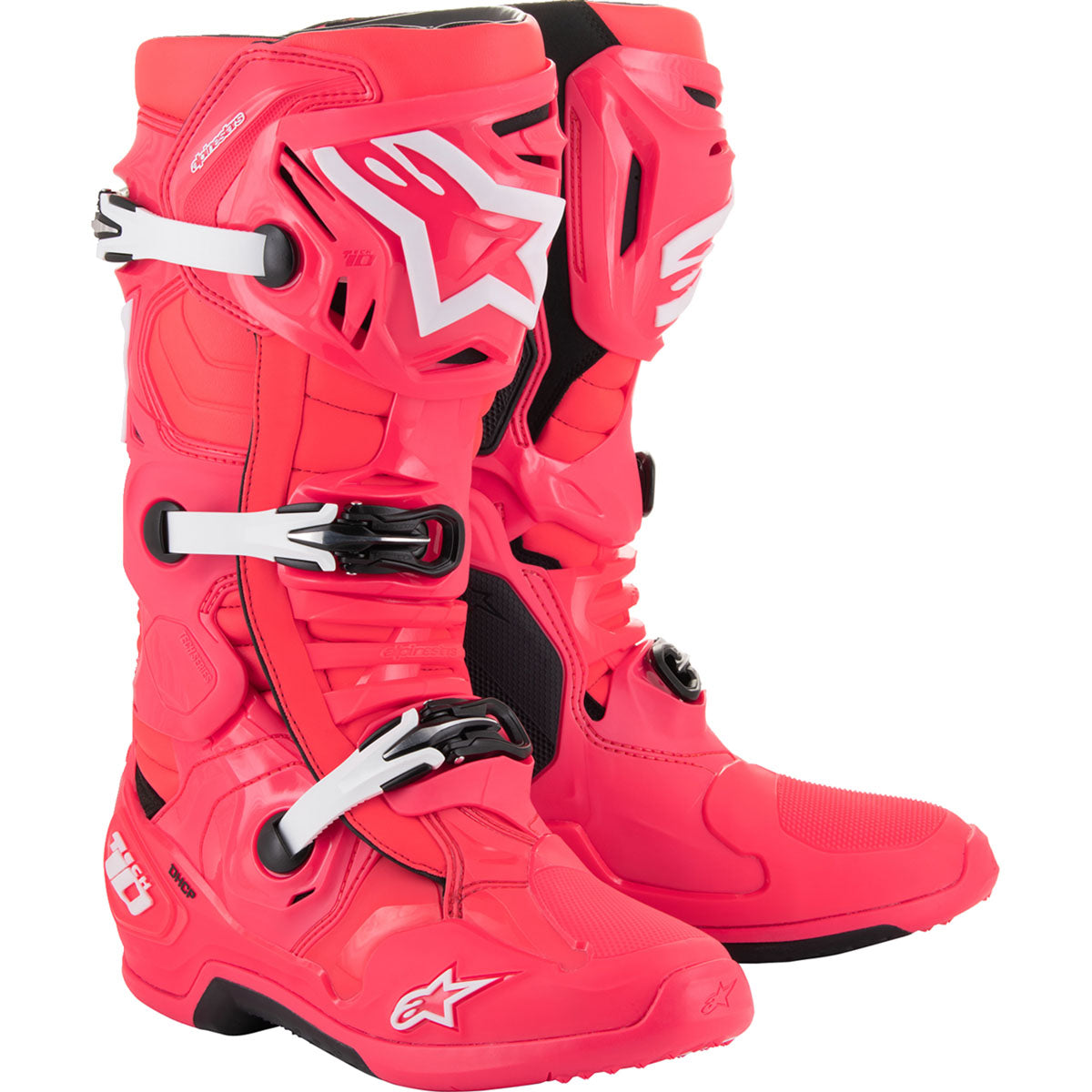 Alpinestars Tech 10 Boots - Diva Pink White