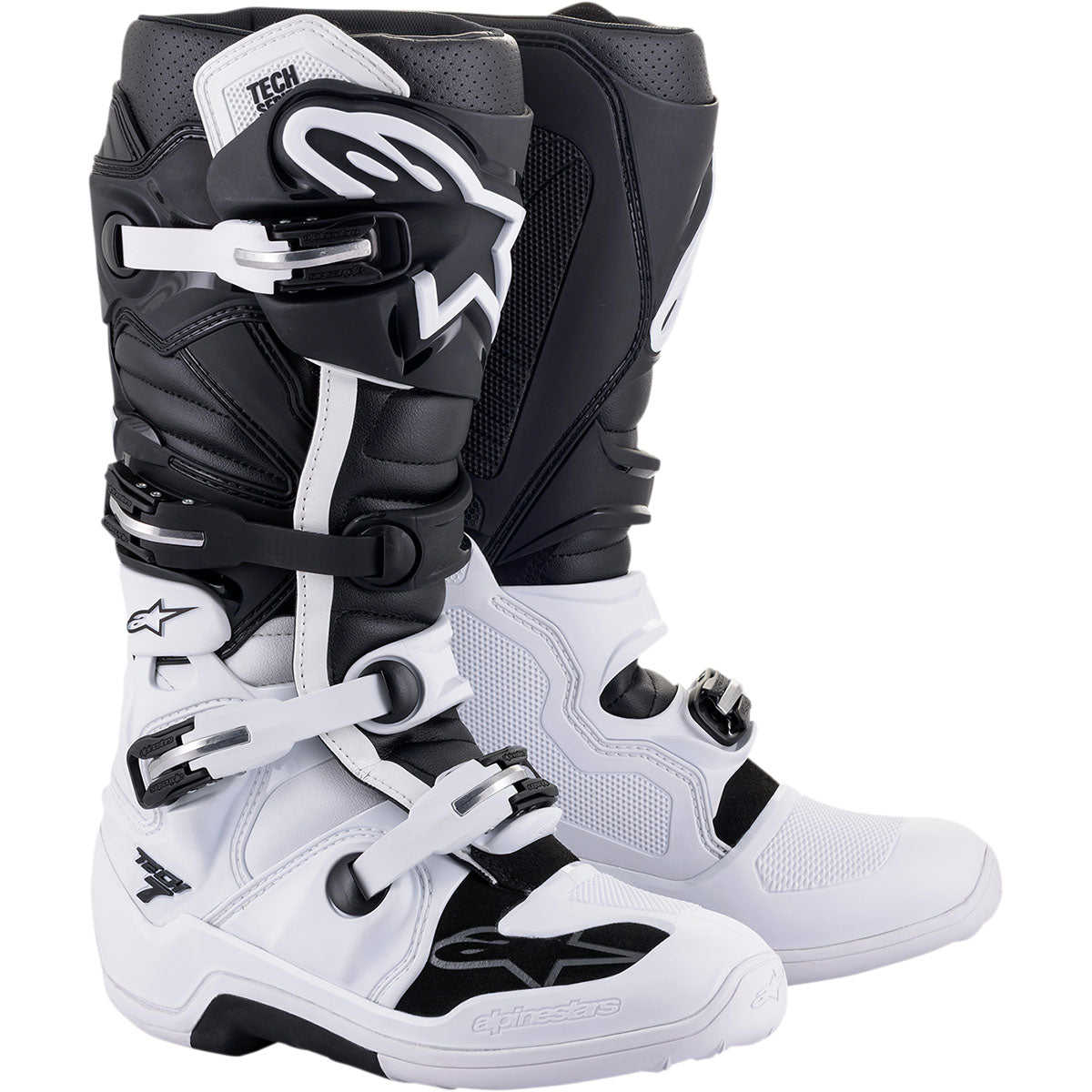 Alpinestars Tech 7 Boots (CLOSEOUT) - White/Black