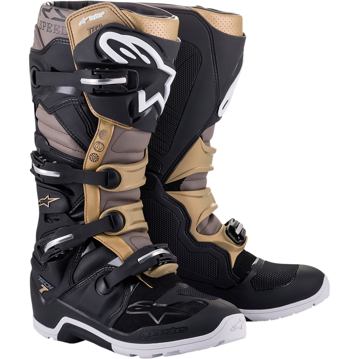 Alpinestars Tech 7 Enduro Boots - Black/Grey/Gold