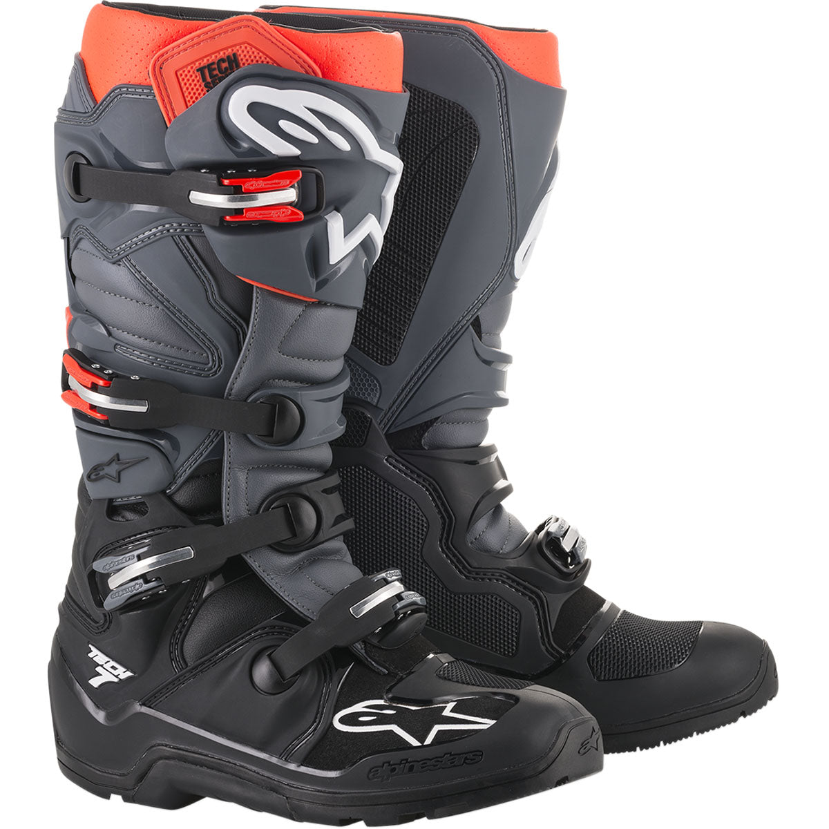 Alpinestars Tech 7 Enduro Boots - Black/Red/Grey