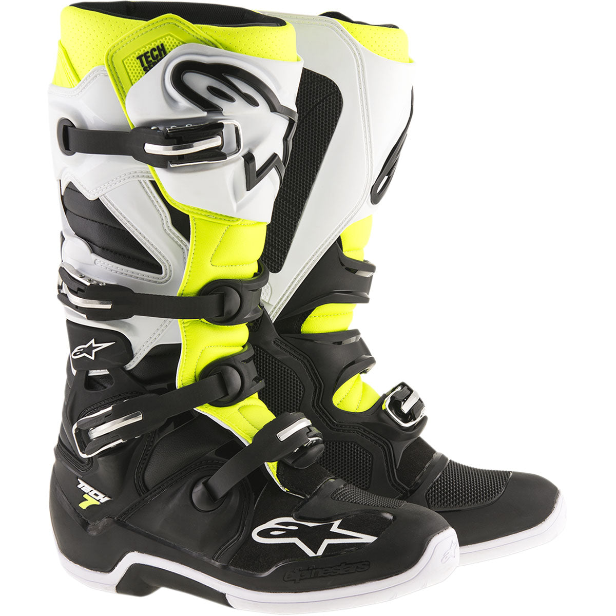 Alpinestars Tech 7 Enduro Boots - Black/White/Yellow