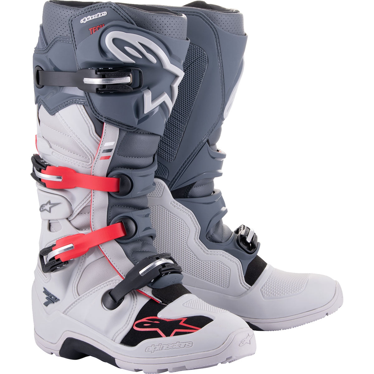 Alpinestars Tech 7 Enduro Boots - Gray/Red